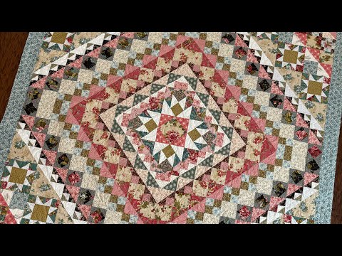 Laundry Basket Quilts, Jelly Roll quilt, Nine Patch, Batiks, Scrappy Americana - Video 158