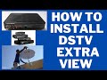 How to install dstv extra view with 2 hd decoders, twin lnb, diplexer, smart lnb  Jhb