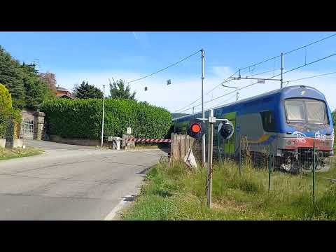 Passaggio a livello Prasco (AL) Sp 456 direzione Acqui Terme - Level crossing - Spoorwegovergang