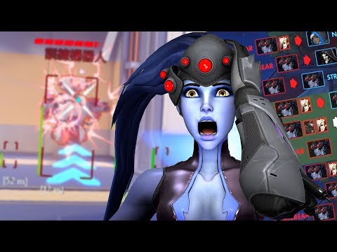 Tying The Game Against An Aimhacking Widowmaker in Overwatch