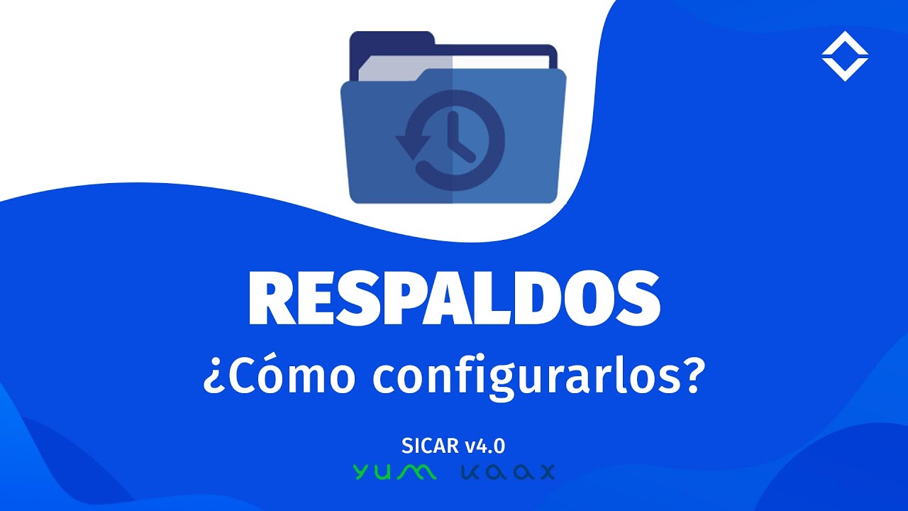38.- ¿Cómo configurar los RESPALDOS?