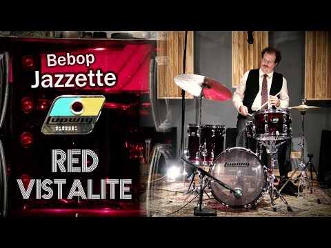 Ludwig 18/12/14/5x14" Vistalite Jazzette Drum Set - Pink Vistalite w/ Exclusive 18" BD! image 22