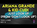 Ariana Grande & Kid Cudi - Just Look Up (From Don’t Look Up) - Karaoke Instrumental - Lower