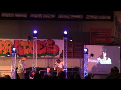 Battle de BeatBox des Arts urbains 2016 à Chirens : Quart de finale Lexie T Efaybee