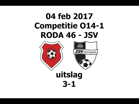 20170204 RODA 46 - JSV JO14 3-1