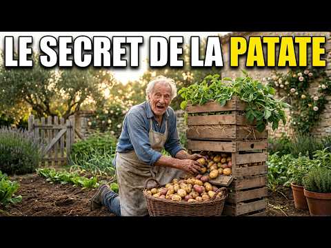 45 Kg de Pommes de Terre sur 0,5 m² — La Méthode Ancienne qui Multiplie les Récoltes