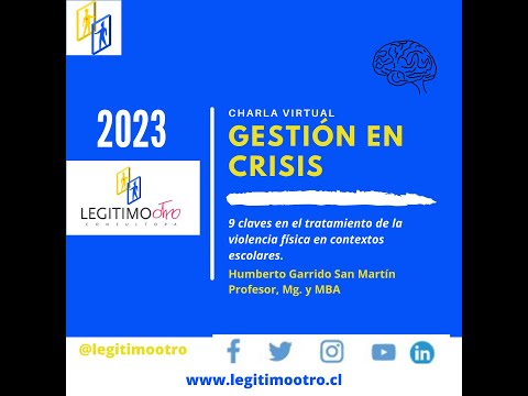 Miniatura del video: Gestión en crisis: 9 claves en el tratamiento de la violencia física en el ámbito escolar