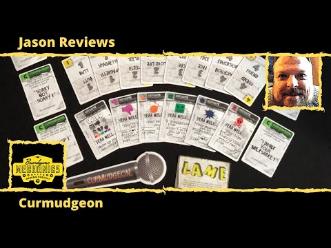 Jason’s Board Game Diagnostics of Curmudgeon