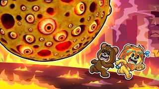 太陽の集合体恐怖症モンスター『サントライポフォビア』が巨大で熱すぎた🔥【VOLCANO TRYPHOBIA Garry's Mod gmod 】