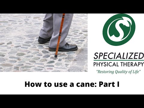 How to use a cane: Part I