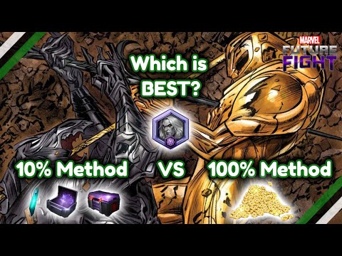 10% vs 100% Enhancement Method... Which is BEST?! (Knull 60 - 70 Cost)  |  Marvel Future Fight