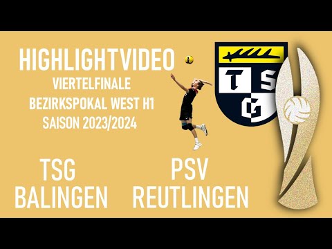 Highlightvideo Bezirkspokal H1 - TSG Balingen : PSV Reutlingen (2023/2024)