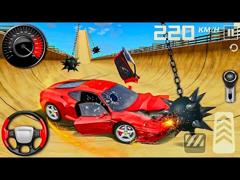 Smashing Cars Crash Beamng Drive Compilation - Extreme Car Crash Beam Derby 3D : Android Gameplay #3
