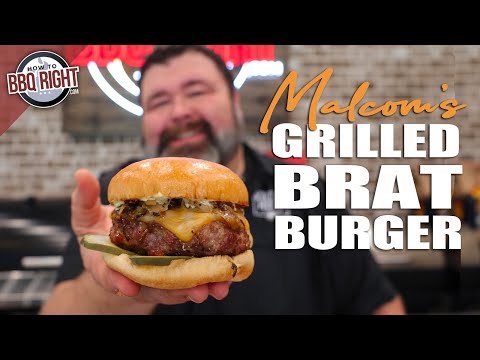 Grilled Brat Burgers