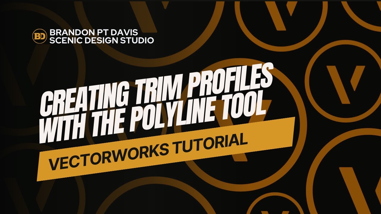 Vectorworks Quick Tip: Creating Trim Profiles with the Polyline Tool