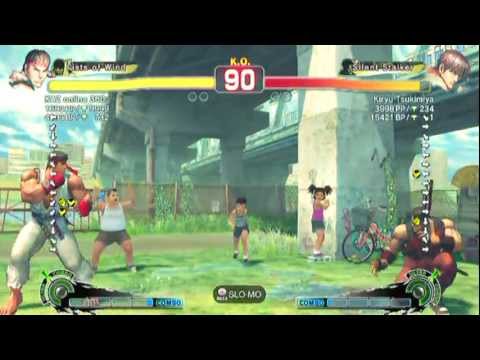 SSF4 AE: KAZ online360(Ryu) vs Kiryu Tsukimiya(Guy) - HD 720p