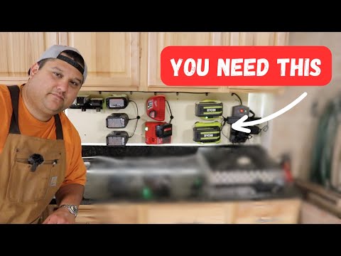 I Built the Ultimate Battery Charging Wall