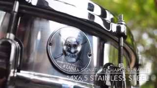 Video thumbnail for Tama Signature Charlie Benante "Anthrax" Snare drum 14x6,5 by drumunited 55