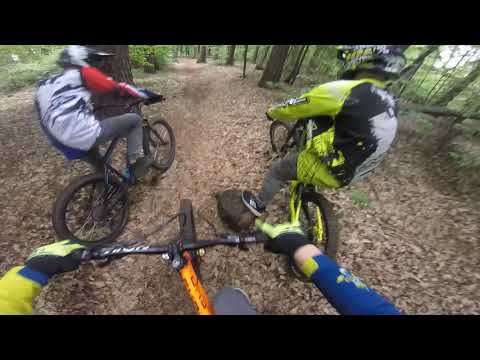 Downhill Racibórz | Las Bismarck | Kilka przejazdów | POV