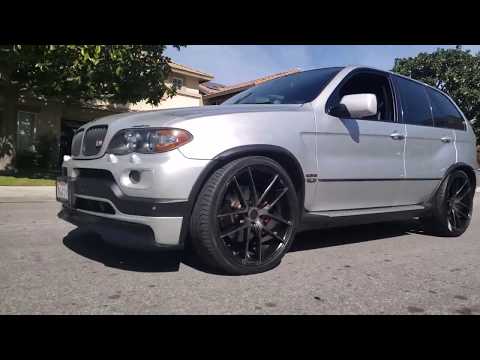 Bmw X5 4.8is lowered BC coilover's on 22" Niche wheels, X5M