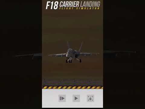 F18 cross wind landing