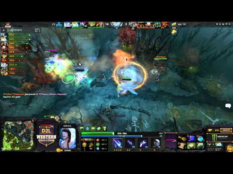 HyperX D2L Western Challenge - Na'Vi vs Cloud 9 (Game 1)