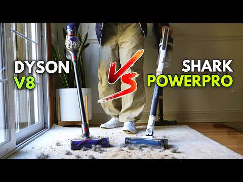 Shark PowerPro Cordless vs Dyson V8 - Why the V8 is still my favorite