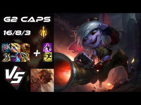 G2 Esports Caps MID Tristana vs Taliyah [PENTAKILL] - EU Challenger Patch 25.S1.7