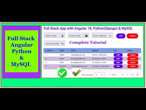 Building A Full Stack Web App With Angular 18 Python Mysql Complete Tutorial