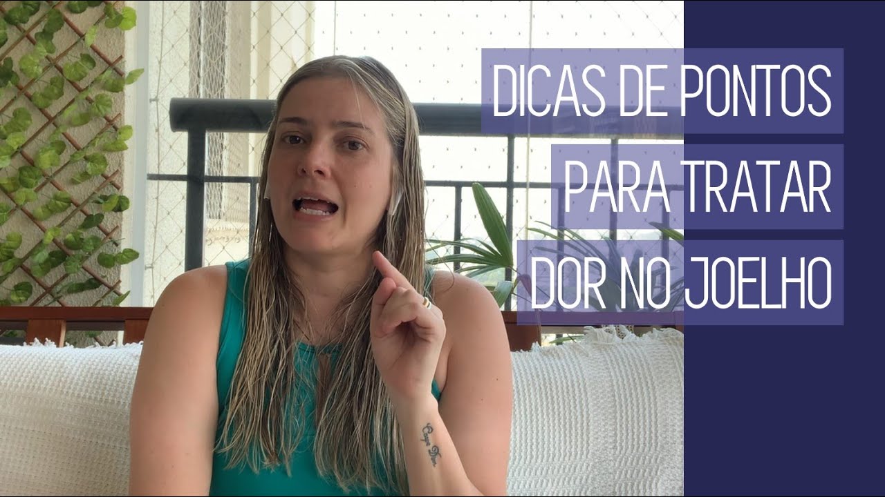 Pontos de acupuntura para tratar dor no joelho