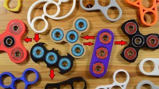 TOP 10 MOST UNIQUE FIDGET SPINNERS 2017!
