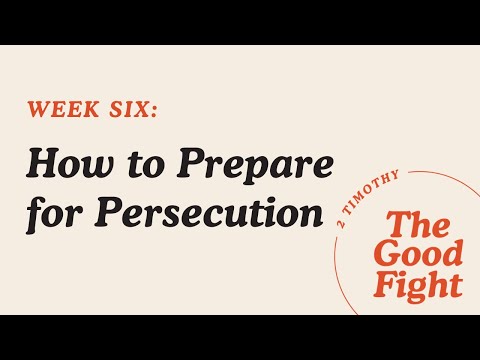 How to Prepare for Persecution • Jon Thompson