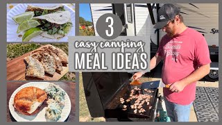 3 EASY Camping Meal Ideas - Breakfast, Lunch & Dinner Ideas For RVing