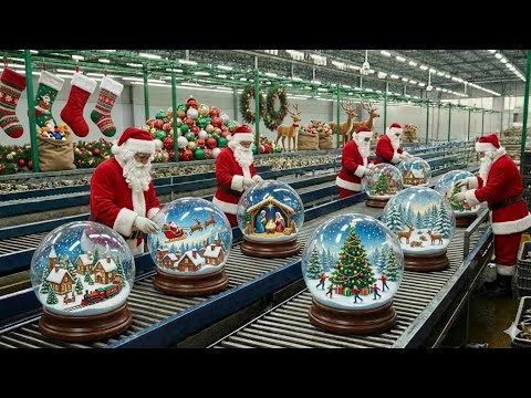 From Molten Glass to Winter Wonderland: How Christmas Snow Globes Are Made