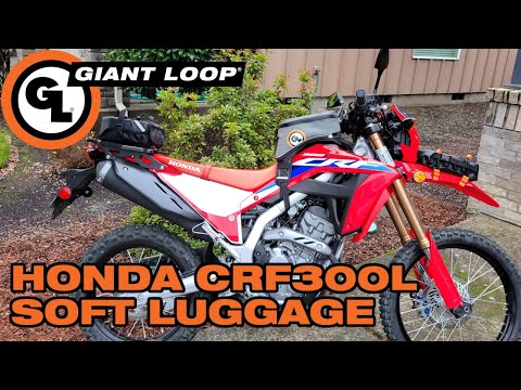 Giant Loop Honda CRF300L Soft Luggage Ideas and Fitment: Day Trip/Trail Riding Setup