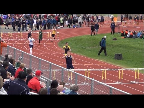 2016 Mooberry Relays - Boys 300m Hurdles (Heat 1)