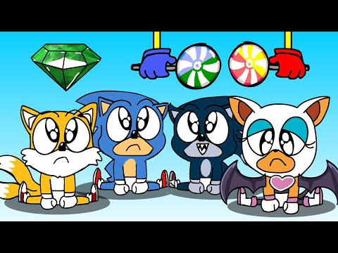 Baby SONIC is So Sad with Baby WEREHOG  and ROUGE! Sonic The Hedgehog 2 ANIMATION COMPILATION