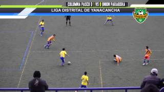 preview picture of video 'Liga Distrital de Yanacancha: 7 Fecha: Columna Pasco 1 - 0 Union Pargsha - futboldepasco.com'