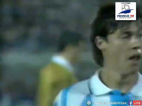 Eliminatorias Mundial 1998: Uruguay 0-0 Argentina (12/01/1997). Narración y comentarios en español.