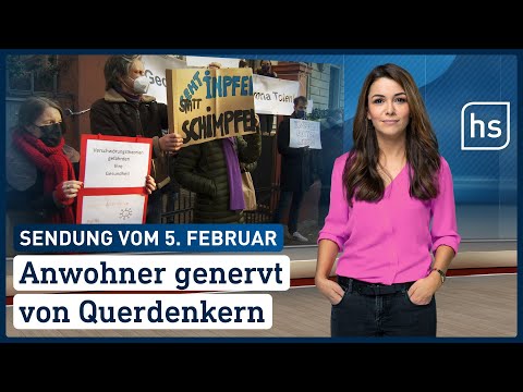 Anwohner genervt von Querdenkern | hessenschau vom 05.02.2022