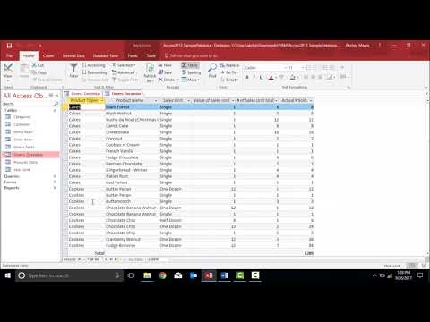 MS Access 2016 - Create a Form