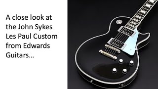 Video thumbnail for Edwards Les Paul John Sykes model - a close look and demo by Sound Forge