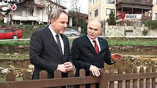 SASAD Başkanı Osman Okyay, Konuralp’i Gezdi, Başkan Özlü Çalışmaları Anlattı