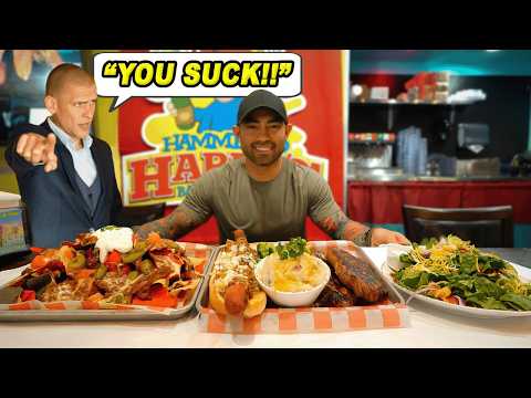 The RUDEST Restaurant In America Has A "Mega Beef" Food Challenge