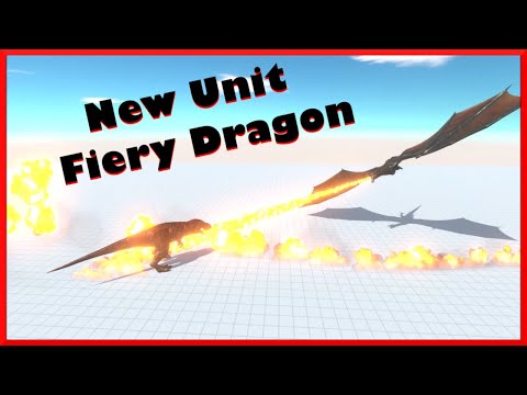 New Unit Fiery Dragon | Animal Revolt Battle Simulator ARBS