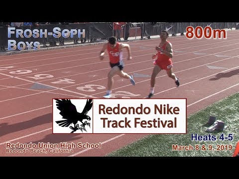 2019 TF - Redondo Invite - 800 (FrSoph Boys, H4-5 [of 5])