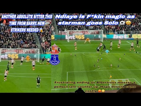 Sunderland 1-1 Everton matchday vlog *Insane Home and away atmosphere in hard earned draw!*