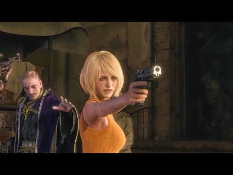 Resident Evil 4 Remake - Ashley Betrayed Leon and Join Saddler Parasites