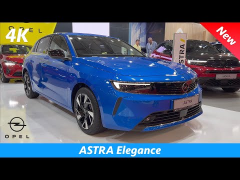 Opel Astra Elegance 2022 - FIRST look in 4K | Exterior - Interior (details), Cargo space, Price