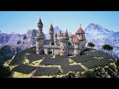 300 Heroes Lay Siege On Dwarf Castle | Ultimate Epic Battle Simulator | UEBS